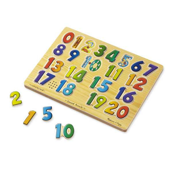 Melissa and doug number sound puzzle store