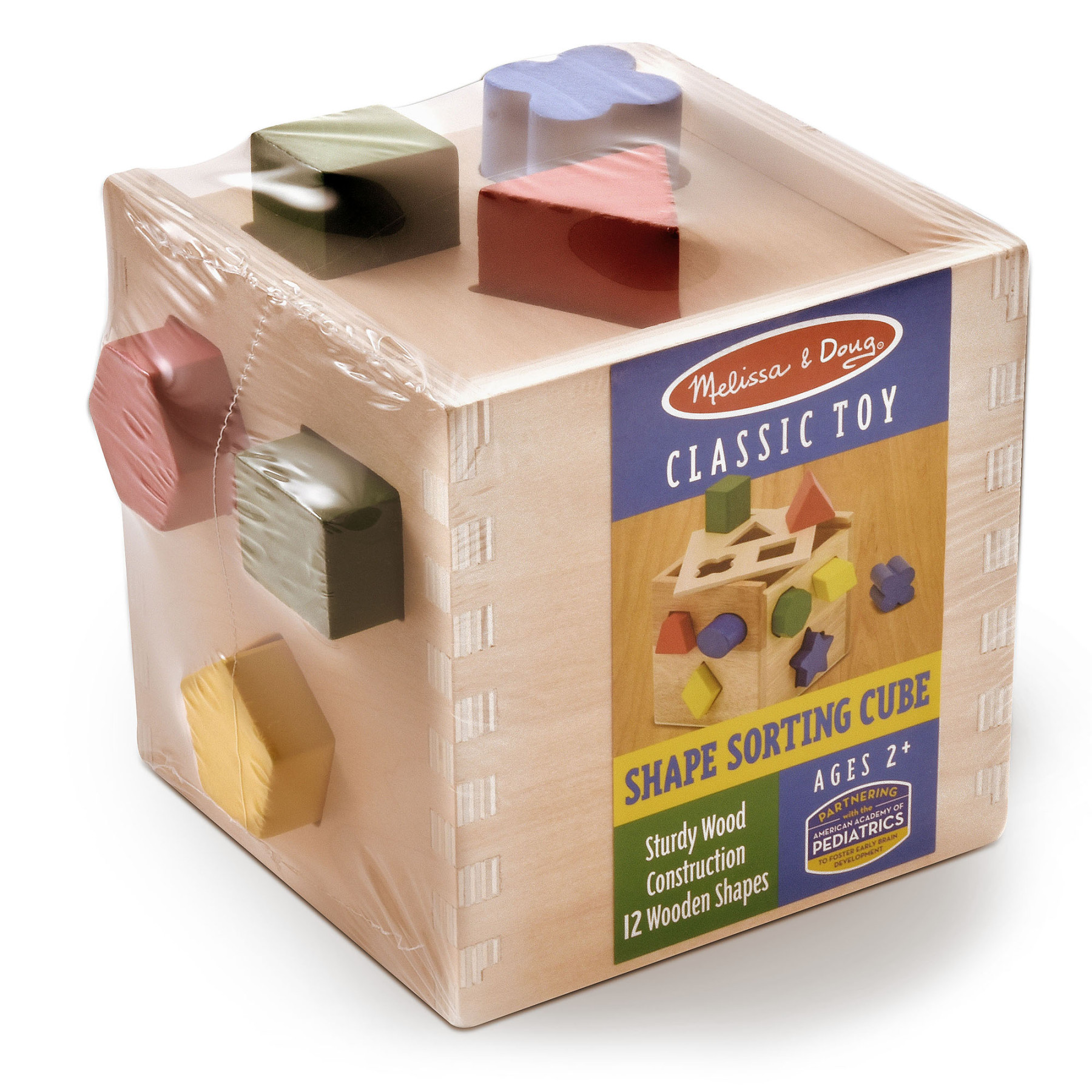 Melissa Doug Shape Sorting Cube eSpecial Needs