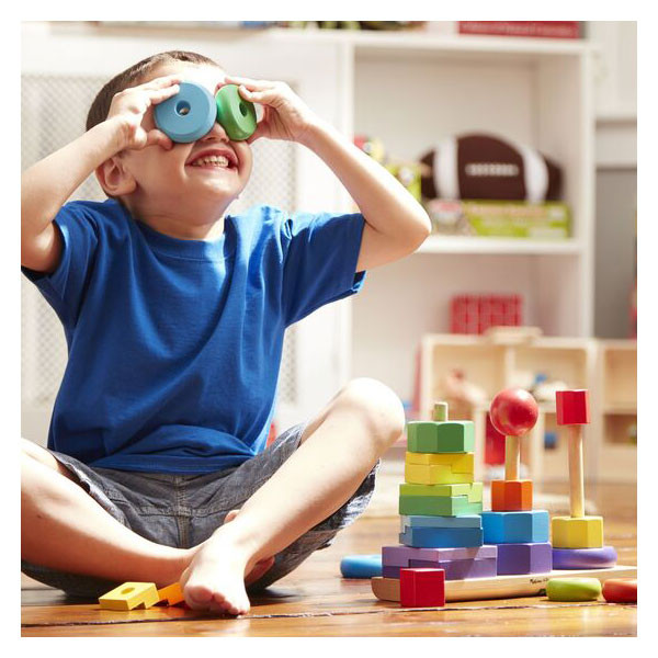 Melissa and Doug Geometric Stacker eSpecial Needs