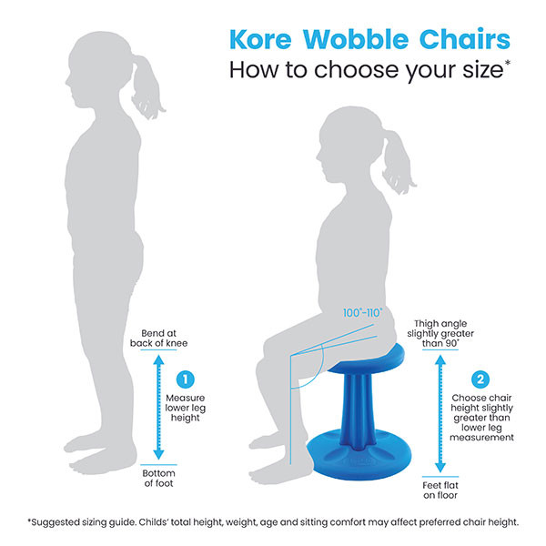 Kore wobble chair 14 inch outlet