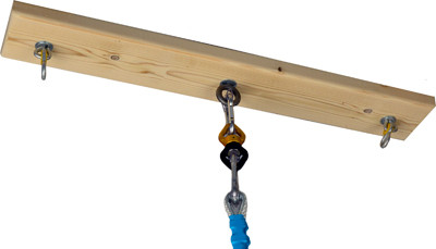 Ceiling bolt for swing shop