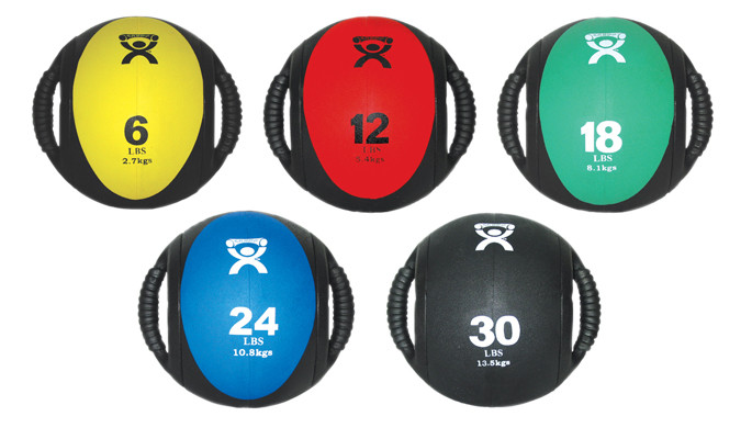 Set of 5 - Dual Handle Medicine Balls