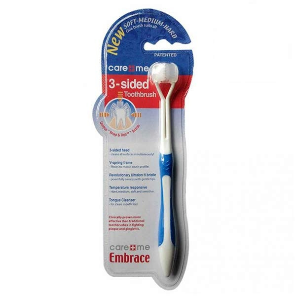 Care + Me 3-Sided Toothbrush