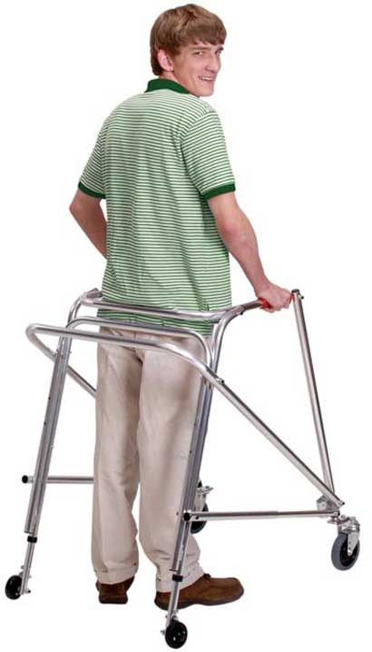 Kaye Swivel Front Wheeled Wide Posture Control Walkers