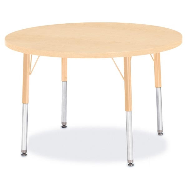 Berries® Round Activity Table - Maple Top with Maple Exterior