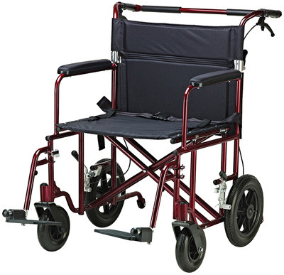 Bariatric Aluminum Transport Chair