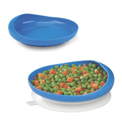 Non-Slip Scoopy Scoop Plates :: adapted plates for scooping food