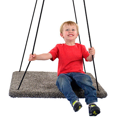 Square Platform Swing - In Use