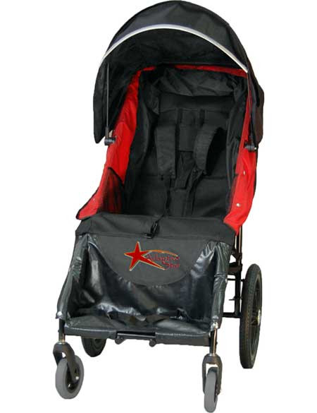 grey star stroller