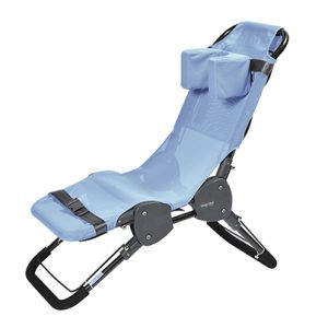 Ultima™ Bath Chair - Beach Bubble Blue (shown with optional head support)
