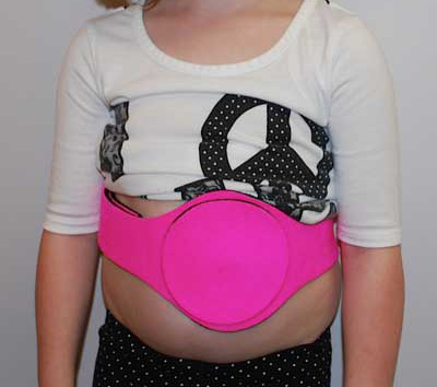 Peg tube belt shop