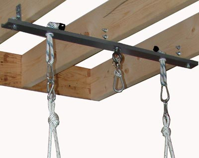 Diy ceiling best sale pull up bar