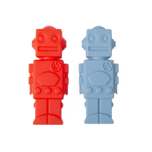 Chew-A-Roo Robot Pencil Toppers