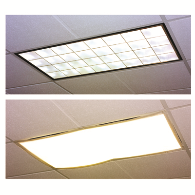 Accent Panels vs Magnetic Light Covers - Ceiling Light Panel