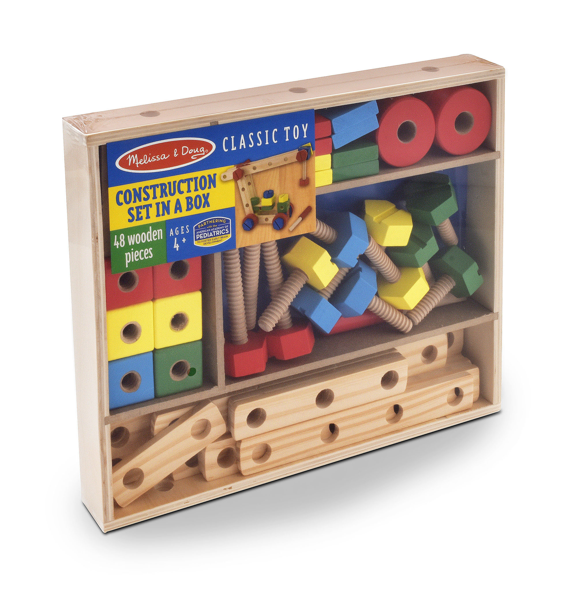 Melissa & doug construction set in a box deals