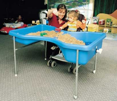 water and sand table