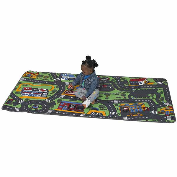 City Life Play Carpet - In Use
