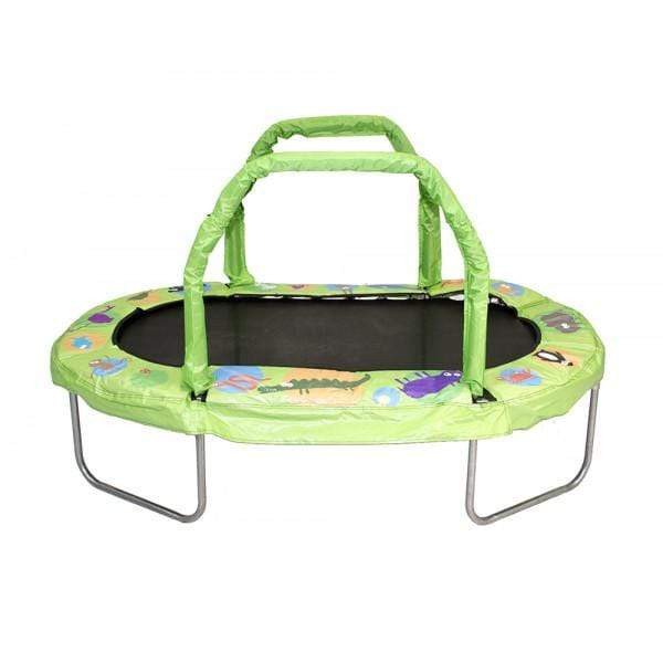 38" x 66" JumpKing Mini Oval Trampoline - Green