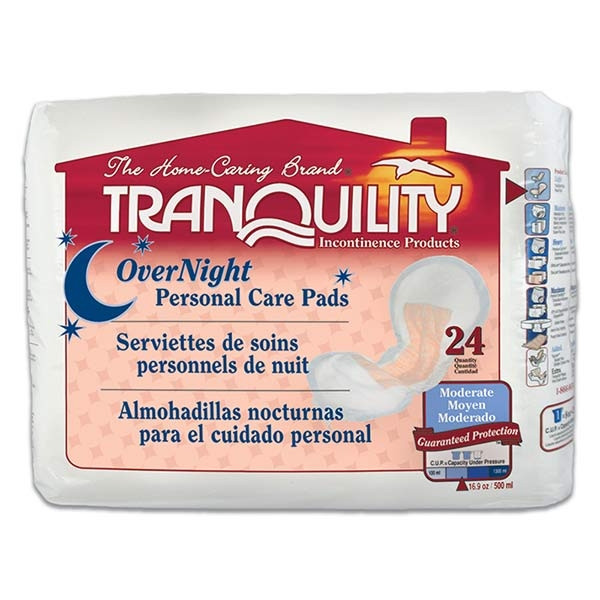 Tranquility Personal Care Pad - overnight package