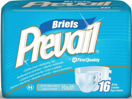 Prevail Specialty Size Briefs, Youth Diapers