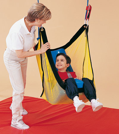 Tumble Forms Net Swing with Positioning Seat