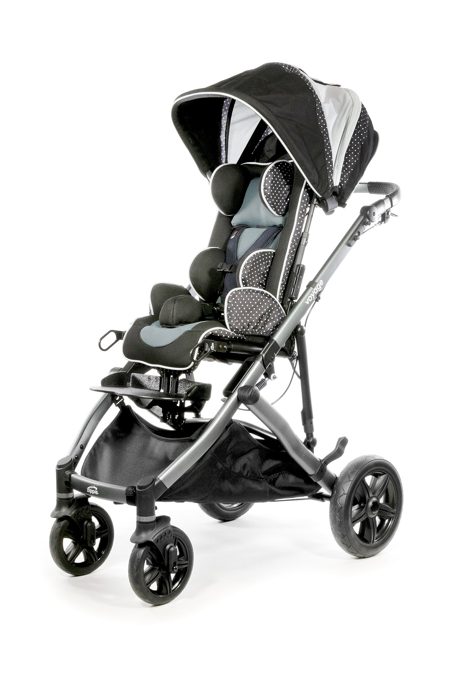 Zippie Voyage Early Intervention Stroller - Moderate Seating - Gray