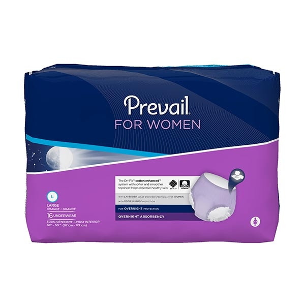 Prevail® for Women Overnight Pull On Disposable Underwear