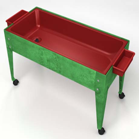 Youth Sand and Water Activity Center (4-casters) - Green