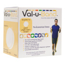 Val-u-Band® Low Powder Exercise Bands - Peach - Level 1 - 50 Yard Roll