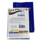 Sup-R Band Latex Free Pre-Cut Exercise Band - Blue - Heavy Resistance