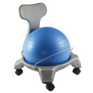 CanDo® Plastic Ball Chair with Back Child Size
