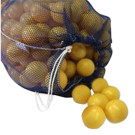 Nylon Mesh Bag for Ball-Pit Balls - with Yellow Balls
