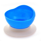 Scooper Bowl with Suction Cup Base : raised edge bowl non-slip base