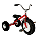 Dirt King Child Tricycle - Red