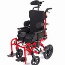 Kanga Pediatric Folding Tilt-in-Space Wheelchair - Front View 