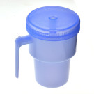 The Freedom Cup, an adaptive drinking aid, adult sippy cup, non