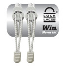 Lock Laces® Elastic Shoelaces - White