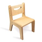 Natural Chair - Front, Diagonal