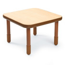 BaseLine® Square Tables - Natural Wood 