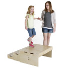Nesting Benches with Platform - Girl Walking Up