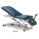 Open Base Power Table with Adjustable Backrest, Footrest & Stirrups