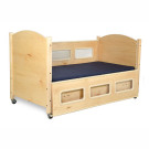 SleepSafe Basic Safety Bed - Open - Maple Finish