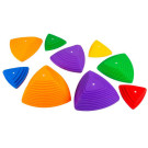 Rainbow Stepping Stones - Top View