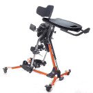 EasyStand Zing Supine Size 2 - Orange, back view, tray 