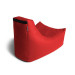 Jaxx Juniper Kids Vinyl Bean Bag Chair - Red