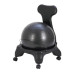 CanDo® Plastic Ball Chair with Back Adult Size