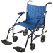 Fly-Lite Aluminum Transport Chair - Blue Frame
