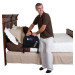 The Bed Rail Advantage Traveler collapses quickly for easy transportation. 