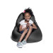 Jaxx Nimbus Spandex Kids Bean Bag Chair - Black 