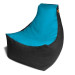 Jaxx Pixel Bean Bag Gamer Chair - Turquoise